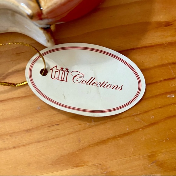 Vintage Y2K Angel Christmas Tree Ornament Hand painted Ceramic NWT - Picture 3 of 8